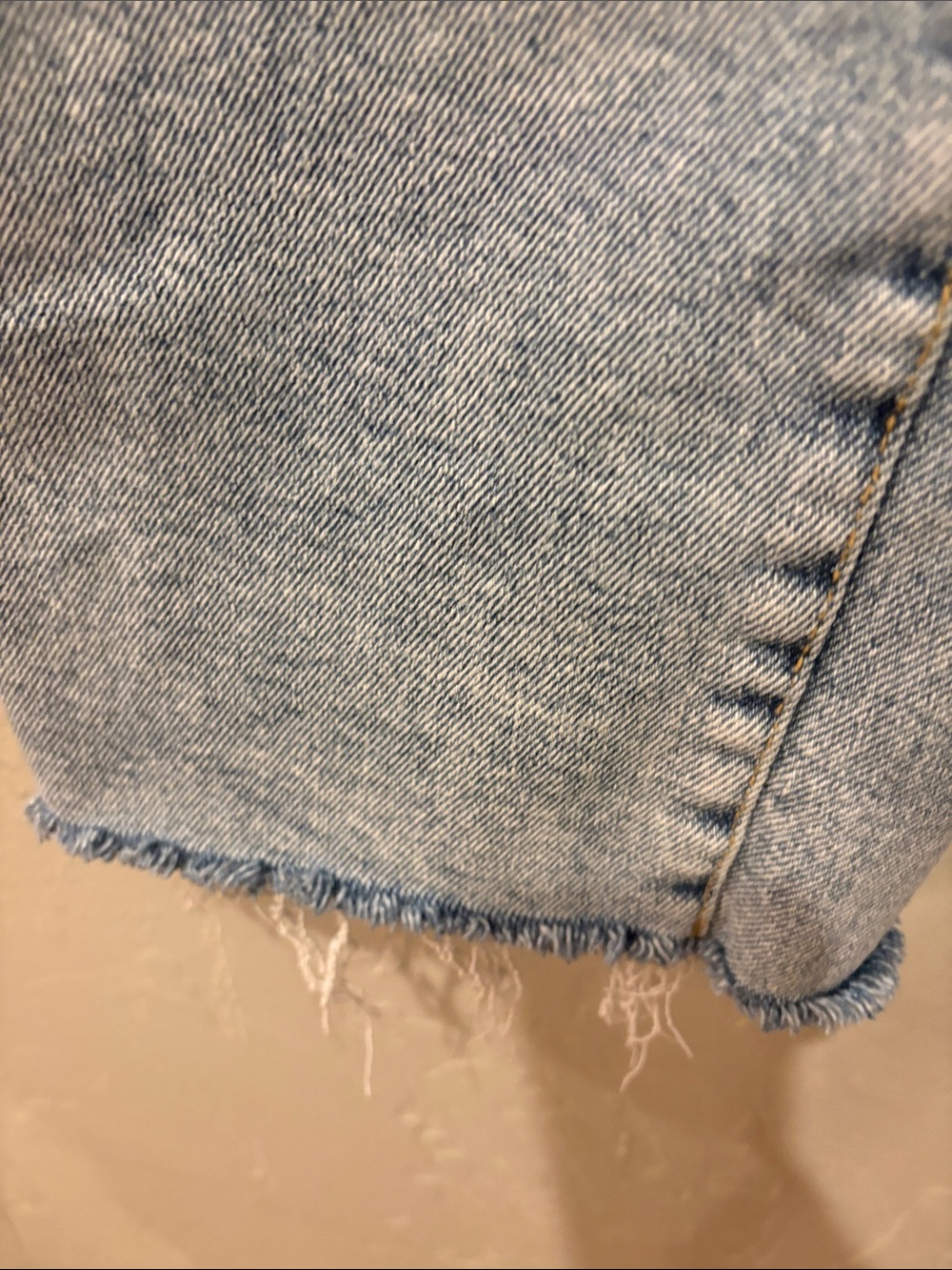 Kensie Light Blue Cropped Straight Jeans - Picture 4 of 5